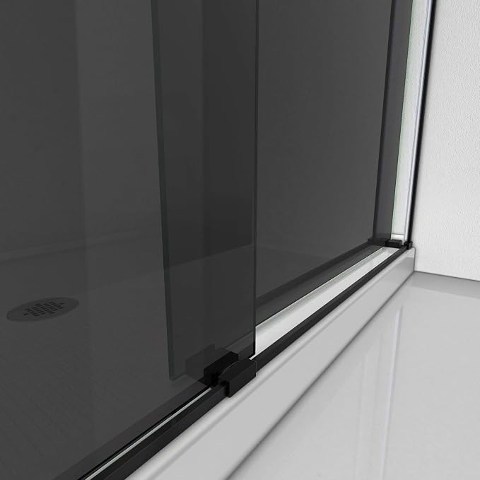DreamLine Aqua Uno 34 5/16 inch W x 58 inch H Frameless Hinged Tub Door in Oil - Image 10