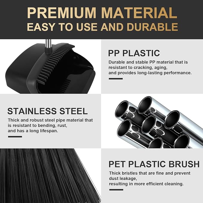 Upgraded Broom and Dustpan Set - Image 4