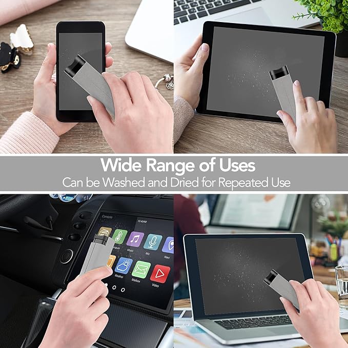 Fingerprint Proof Screen Cleaner, 3 in 1Touchscreen Mist Cleaner Spray Wipe - Image 4