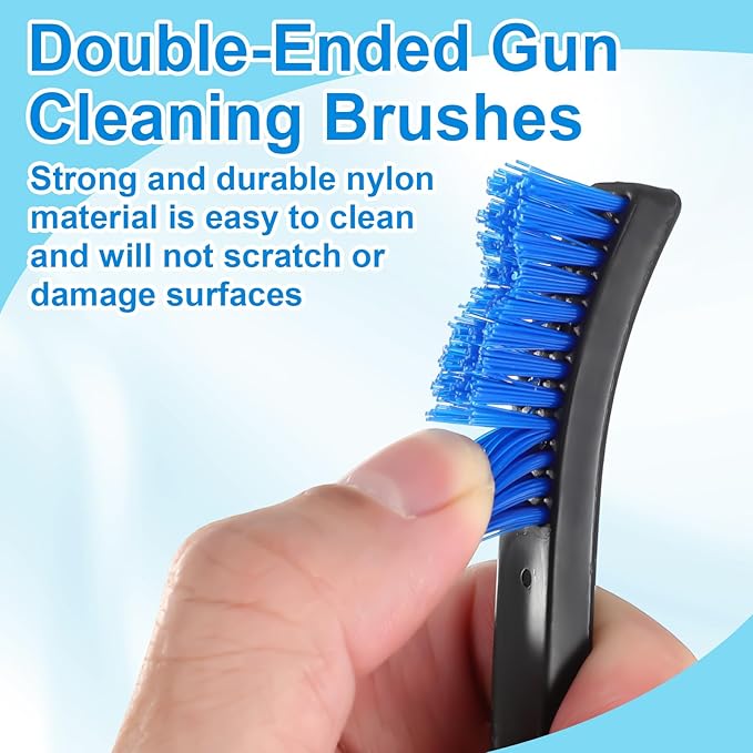 Boao 20 Packs Double-Ended Gun Cleaning Brushes 7 Inch Nylon All Purpose - Image 3