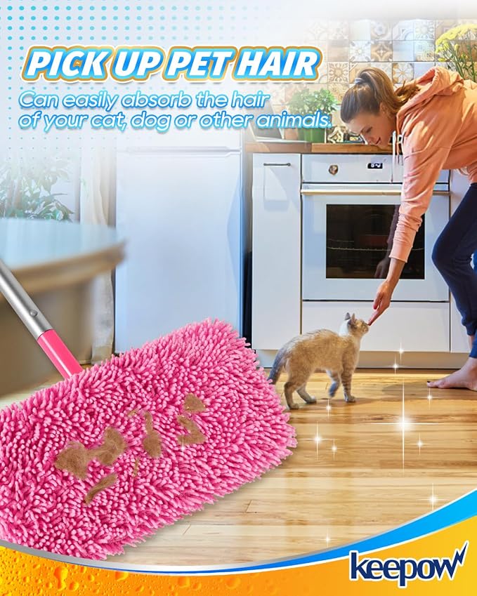 Keepow 8 Pack Reusable Mop Pads Compatible - Image 7