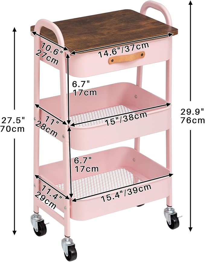 AGTEK Makeup Organizer Cart - Image 4