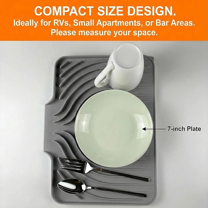 Compact Dish Drying Mat - Image 3