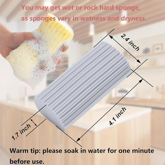 6 Pack Damp Clean Duster Sponge, Dusting Sponge Duster - Image 2