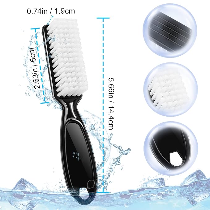 24 Pcs Handle Grip Nail Brush, NICEMOVIC Hand Fingernail Cleaner Brush Manicure - Image 4