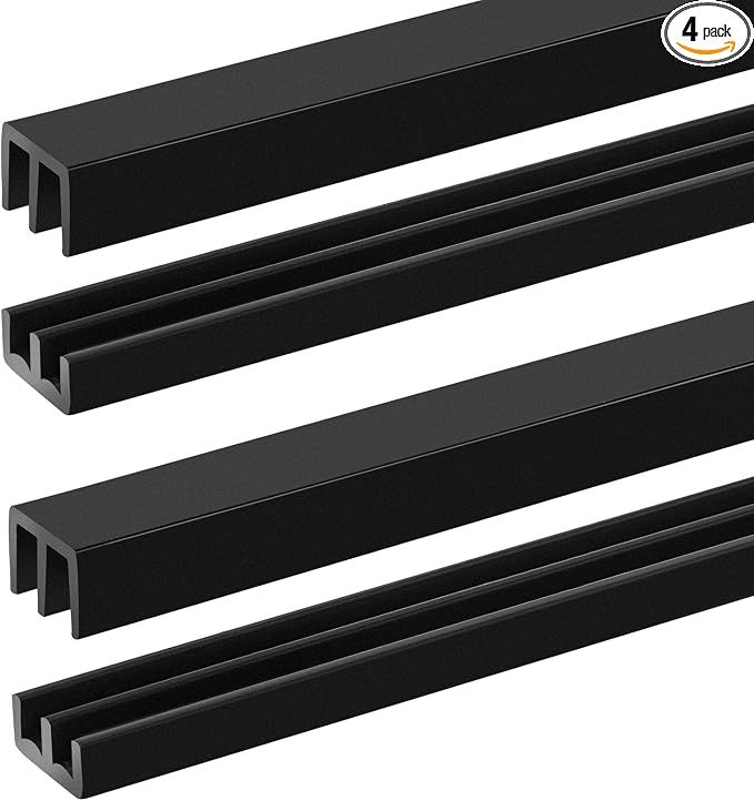 Landical 2 Sets 4FT Sliding Door Track by Landical