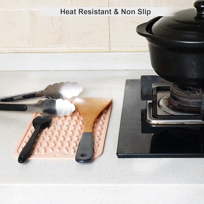 ZLR Silicone Dish Drying Mat for Kitchen Counter, Eco-Friendly Fast Dry Dish Mat - Image 9