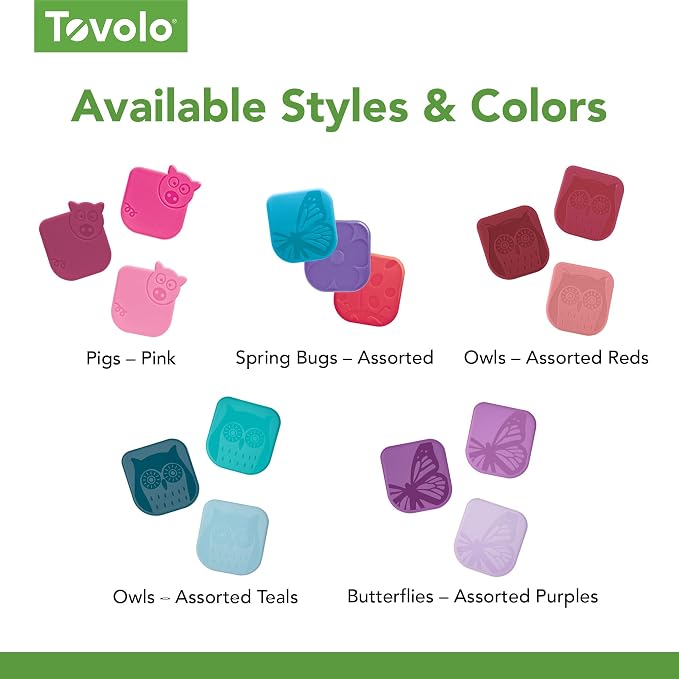Tovolo Plastic Scraper Tool Set of 3 Butterflies - Image 6