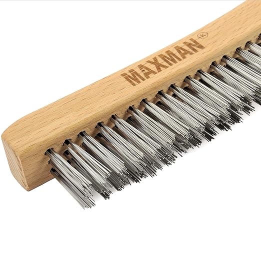 MAXMAN Wire Brush, Heavy Duty Stainless Steel Wire Brushes - Image 4