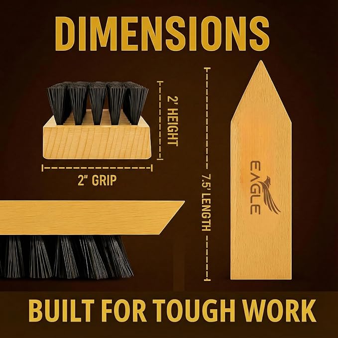 Heavy-Duty Boot & Cleat Brush – Tough Bristle Scrubber - Image 6