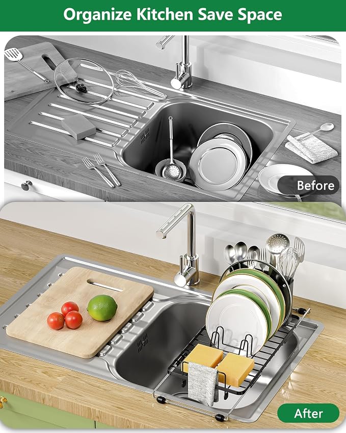 Extendable Dish Drying Rack Small - Image 7
