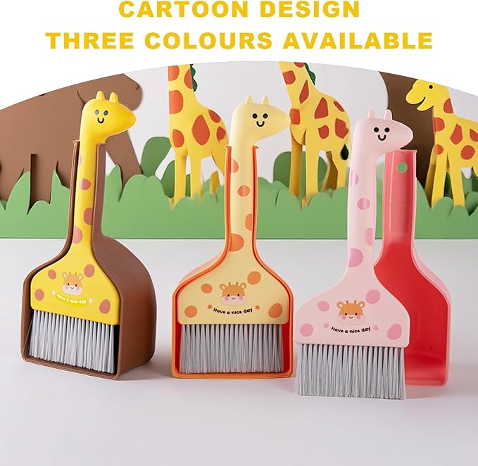 Mini Broom and Dustpan Set Cartoon Small Broom - Image 7