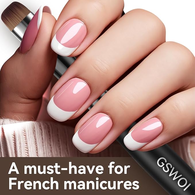 Acrylic Nail Brush for French Tips & Gel Polish Clean Up | Professional - Image 3