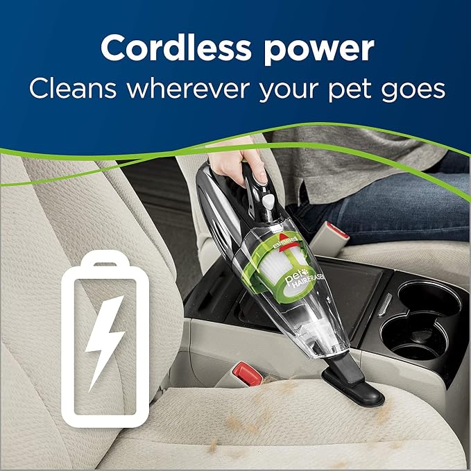 Bissell Pet Hair Eraser Cordless Hand Vacuum, and Pet Vacuum, Crevice Tool - Image 3