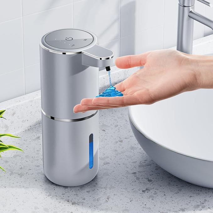 Automatic Liquid Soap Dispenser, 380ml Wall Mount Touchless 4 Gear Adjustable by Amyzavls