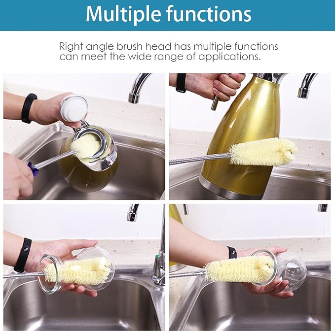 Long Bottle Brush Cleaner -16" Bottle Cleaning Brush Flexional Water Bottle - Image 4