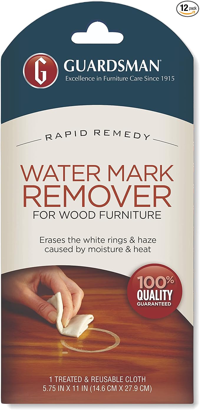 Guardsman Reusable Water Mark Remover Cloth, Wood Cleaner by Guardsman