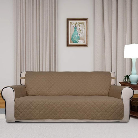 PureFit Reversible Quilted Sofa Cover, Water Resistant Slipcover Furniture - Image 2