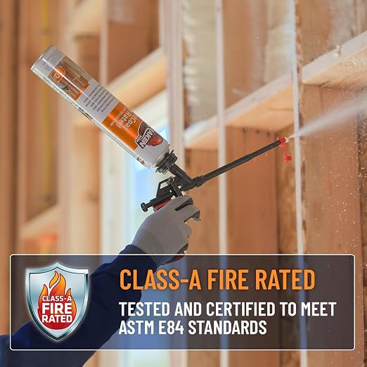 Kraken Bond Fastcoat Fire Rated Spray Foam Insulation Closed Cell in a Can 480 - Image 2