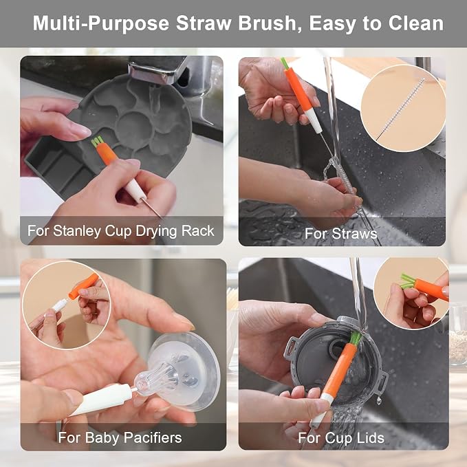 Water Bottle Drying Rack, Silicone Tumbler Drying Rack, Baby Bottle Dryer Holder - Image 5