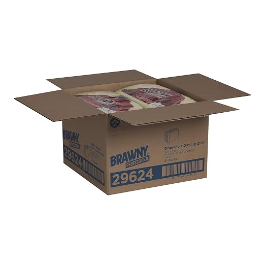 Georgia-Pacific Brawny Yellow Quarter-Fold Disposable Dusting Cloth by GP PRO - Image 4