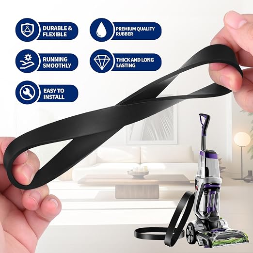 Replacement Belts for Bissell 2910, 2190W PowerForce TurboClean PowerBrush Pet - Image 3
