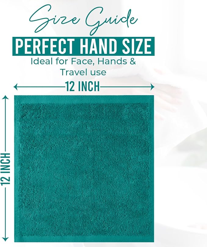 DAN RIVER 24 Pack Wash Cloths for Showering - Image 2