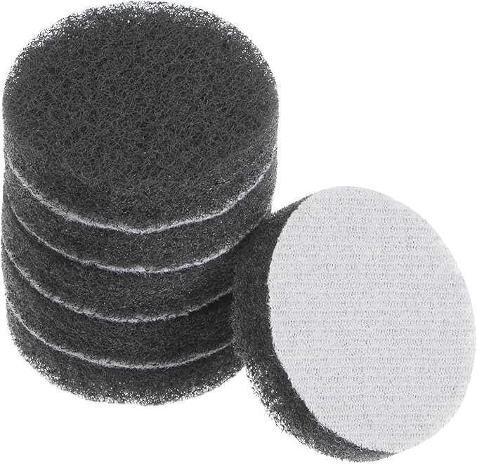 HARFINGTON 6pcs Drill Power Brush 2 inch Tile Scrubber Scouring Pads 800-1000 by HARFINGTON
