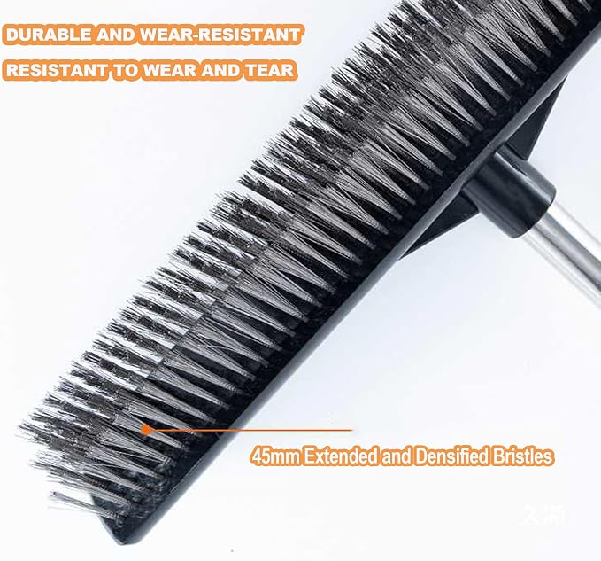 Heavy Duty Floor Scrub Brush Stainless Steel Wire Floor Scrubber - Image 5