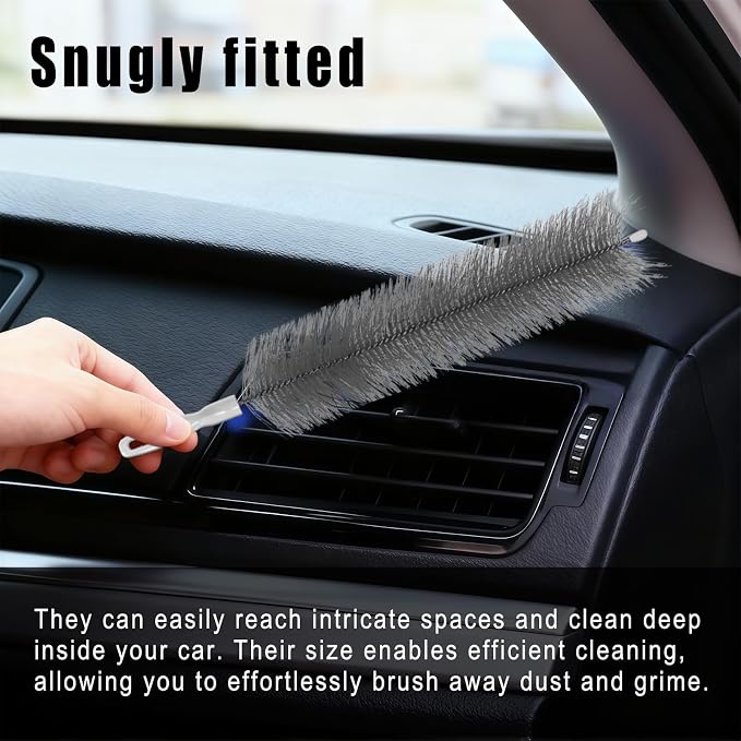 2 PCS Fan Cleaner Brush, Cobweb Duster Bendable Fan Duster, Plastic Dust - Image 3