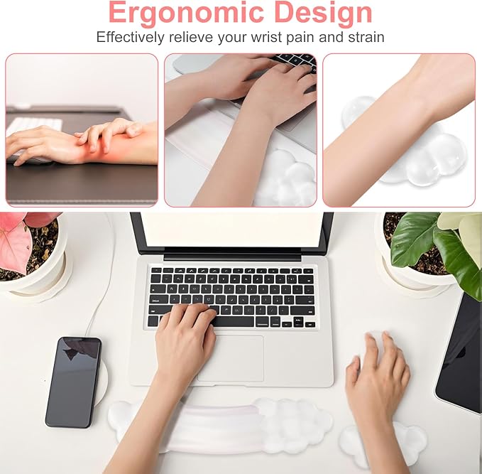 MOSISO Gel Keyboard Wrist Rest&Wrist Support - Image 3