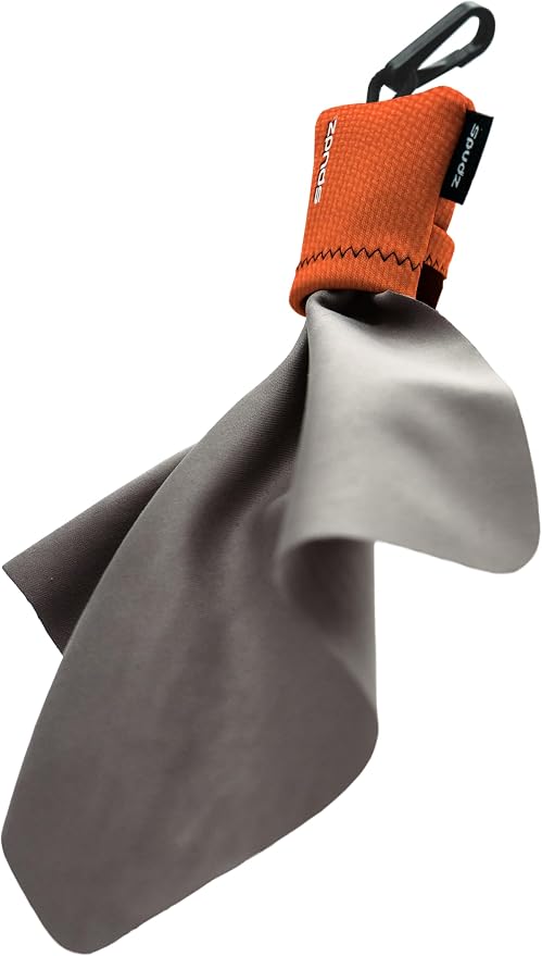 SPUDZ Ultra Microfiber Lens Cleaner – Closable Pouch, Washable – by ALPINEINNOVATIONS