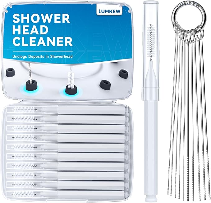 Multisize Shower Head Cleaner Tool, Shower Head Cleaning Brush Picks by Lumkew