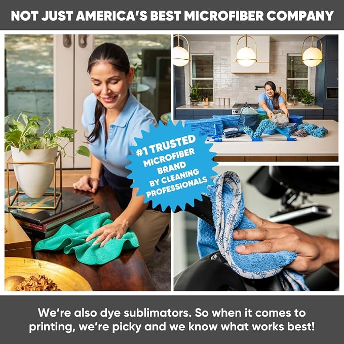 Kitchen Towels - Microfiber Waffle Weave Towels | Absorbent, No Lint, Commercial - Image 7