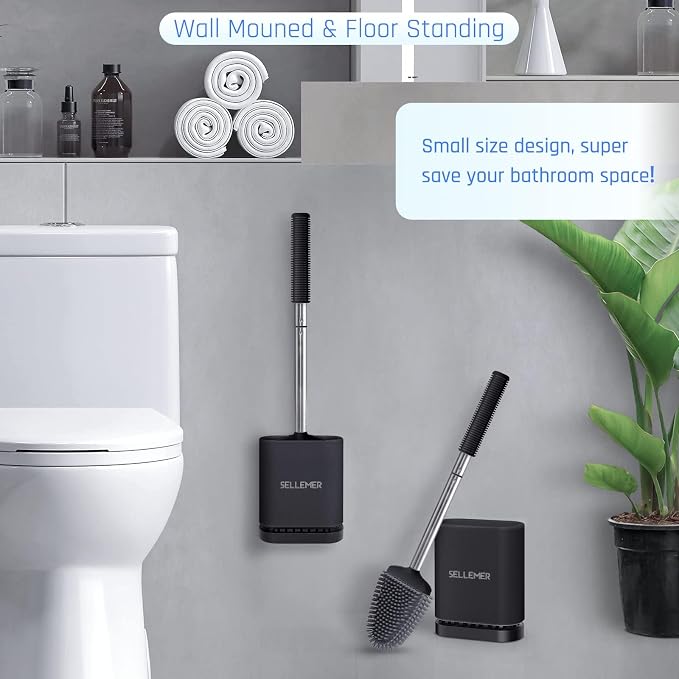 Sellemer Toilet Brush and Holder Set - Image 6