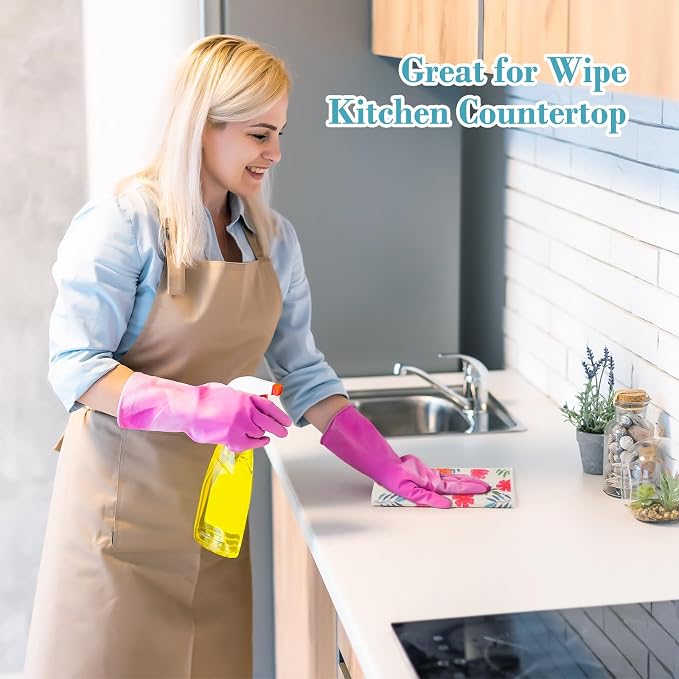 Lucomb Swedish Dishcloths for Kitchen Dishes, 8 Pack Reusable Cleaning Cloths - Image 7
