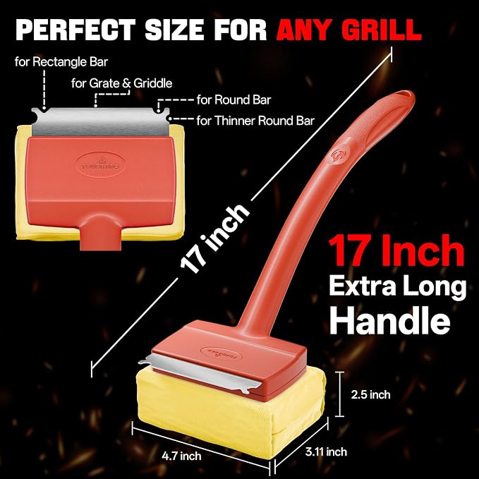 Grill Brush Bristle Free, Steam Grill Cleaning Brush - Image 5