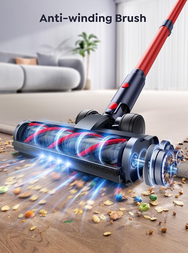 Cordless Vacuum Cleaner, 600W 50Kpa 65Mins Vacuum Cleaners - Image 7