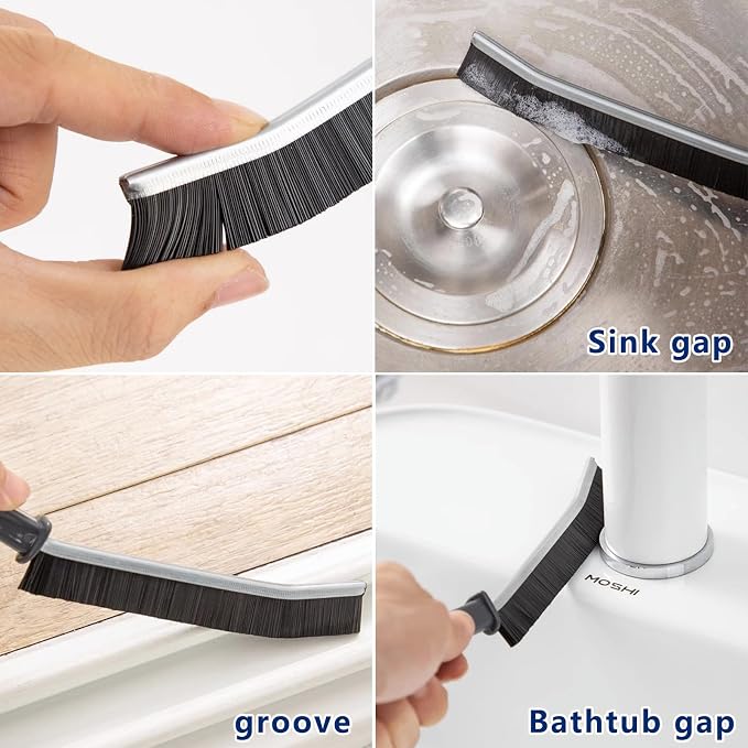 9Pcs Cleaning Brush Set, Small Space Hard Brush, Household Cleaning Product - Image 2