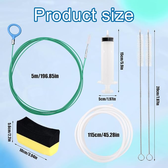 Car Sunroof Drain Cleaning Tool, Extra Long Flexible Wire Cleaner Unclogger - Image 2