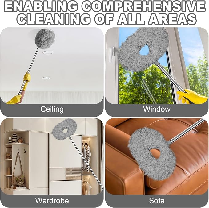 Eunice 13-49.7 Inches Ceiling Fan Duster - Image 4