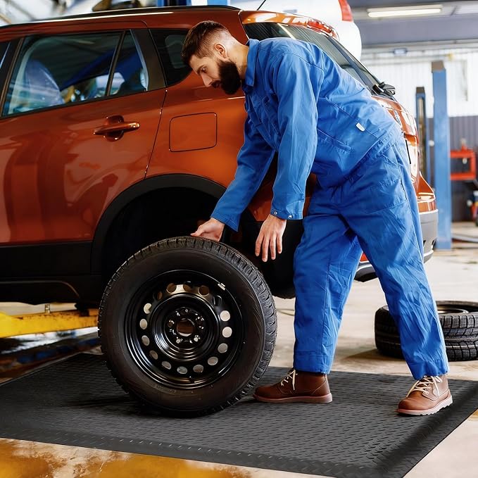 2 x 7 FT Anti Fatigue Mats Industrial 15/16 Inch Thick Soft Sponge Ergonomic - Image 7
