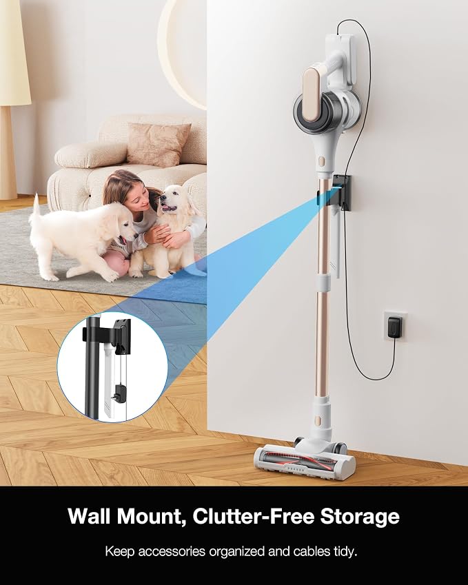 Cordless Stick Vacuum Cleaner for Home, Lightweight Rechargeable Vacuum - Image 8