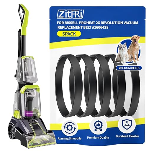 5Pack Replacement Belts for Bissell 2910, 2190W PowerForce TurboClean by ZITFRI