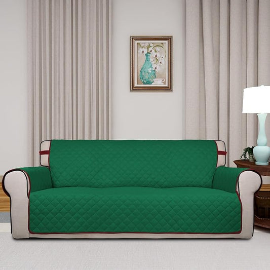 PureFit Reversible Quilted Sofa Cover, Water Resistant Slipcover Furniture - Image 2