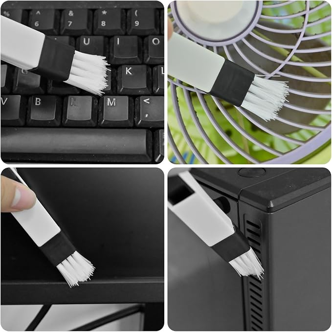 7Pcs Crevice Cleaning Brush, Home Kitchen Bathroom Window Faucets - Image 6