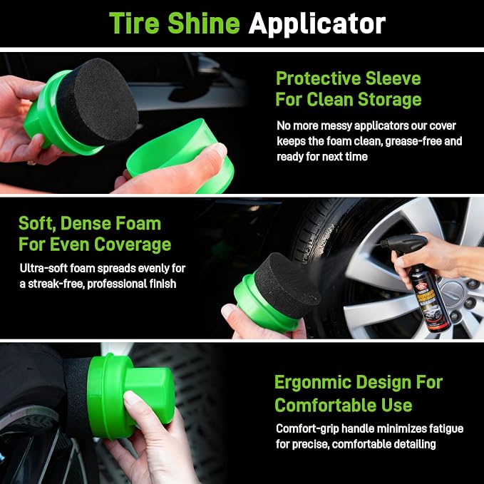7PCS Car Wheel Brush Kit – XINDELL Rim & Tire Cleaning Brush Set, Scratch-Free - Image 4