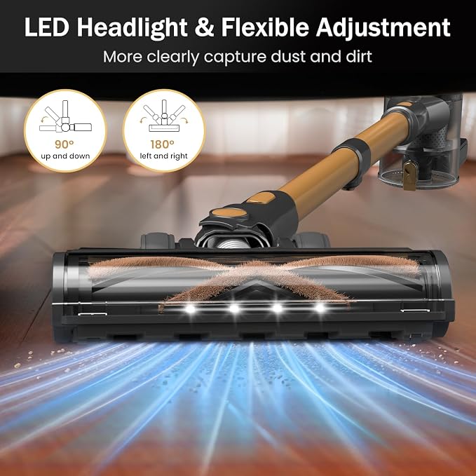 Cordless Vacuum Cleaner, 10-in-1 Lightweight Stick Vacuum - Image 7