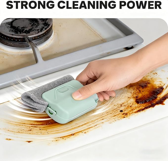 Magic Window Track Cleaner, Window Groove Cleaning Brush Hand-held Magic - Image 3