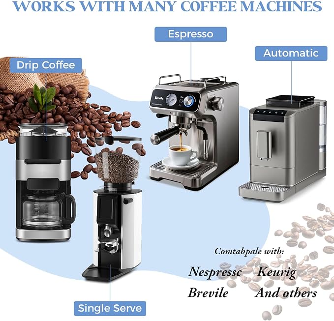 Coffee Pot Cleaner, Coffee Maker Cleaner Descaler Tablets, Compatible - Image 5